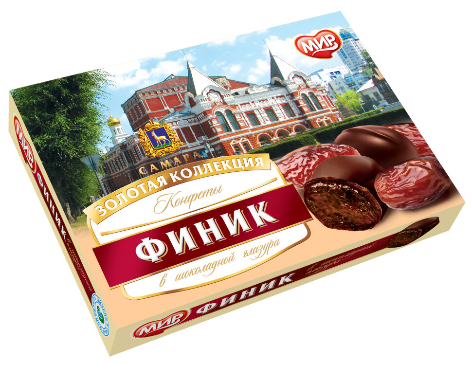  КФ МИР Финики в шоколадной глазури 160г  в Апатитах